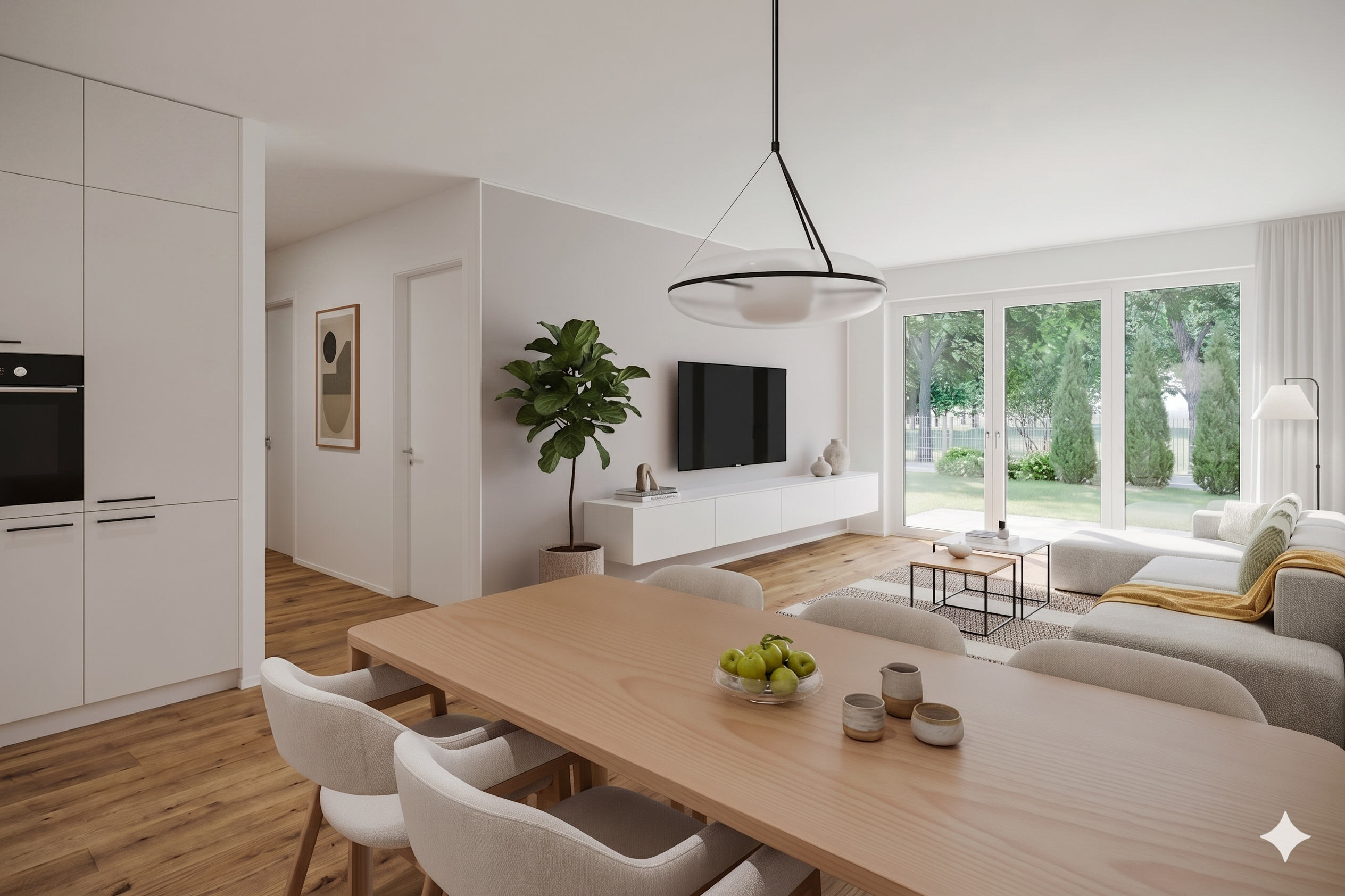 Hochwertige Ausstattung einer Neubauwohnung